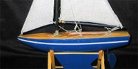 Vintage Model Sailboat